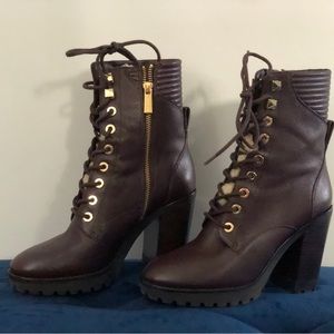 Michael Michael Kors Bastian Leather Booties